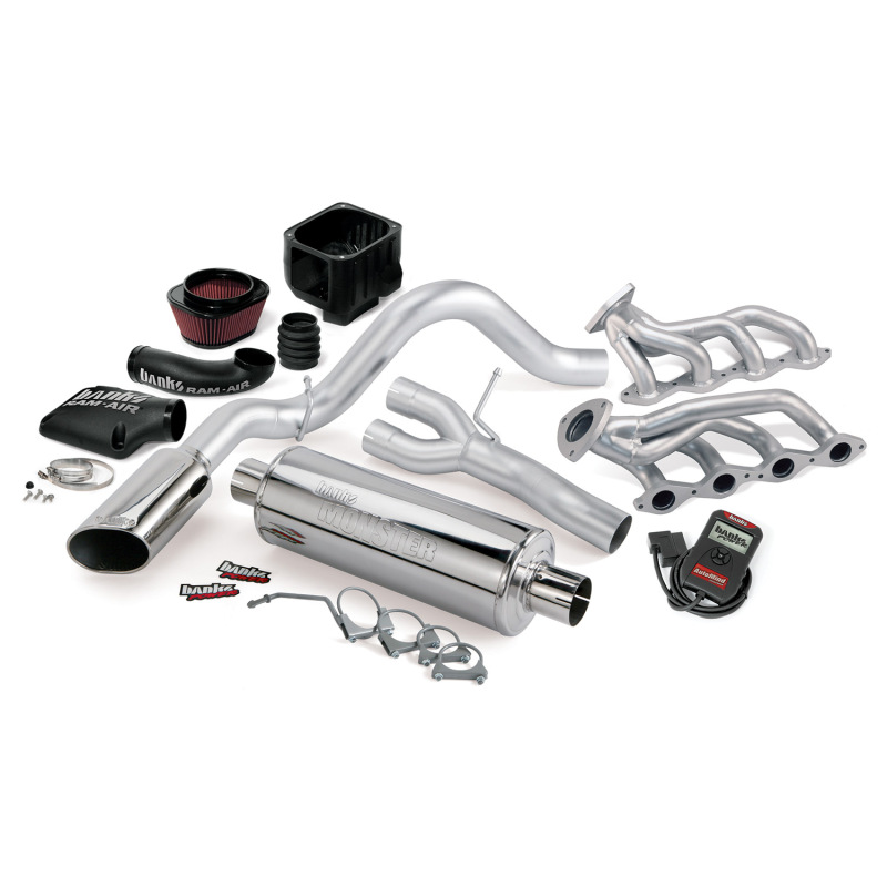 Chevrolet 1500 Performance Air Intake - Single Side-Exit - Banks Power - PowerPack System - Chrome - 2010 Chevrolet 1500 Performance Air Intake - Single Side-Exit - Banks Power - PowerPack System - Chrome - 2010